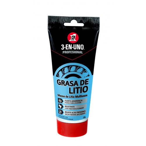 3-EN-UNO Profesional Grasa de Litio Multiusos en Tubo 150g